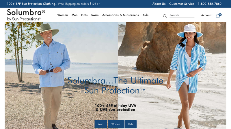 Sun Protective Clothing by Solumbra 100+ SPF Sun Protection Hats, Shirts, Pants and Accessories