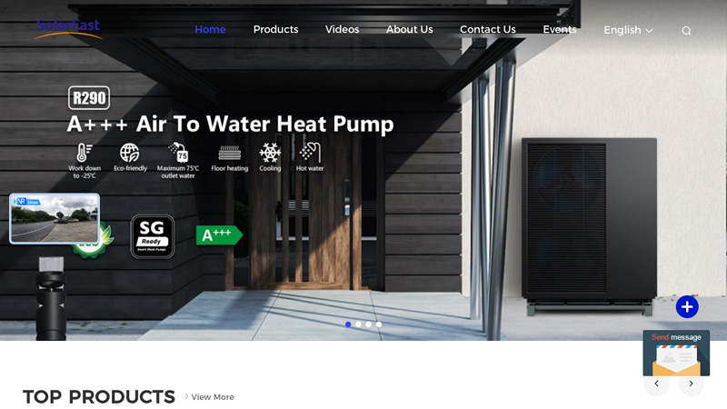 Quality Heating And Cooling Heat Pump & Swimming Pool Air Source Heat Pump factory from China