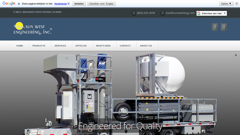 Welcome | Sun West Engineering