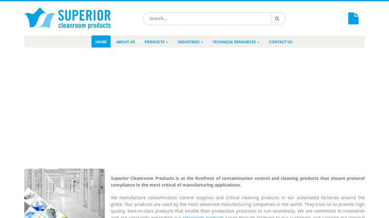 Superior Cleanroom Products - Wipes, Gloves, Coveralls