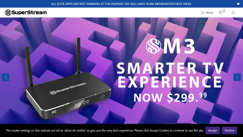 Super Stream Box M3 | Internet Streaming Media Player | Superstreambox C superstreamdirect