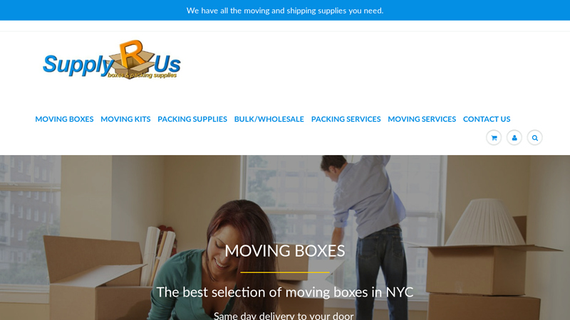 We have all the moving and shipping supplies you need. C SupplyRus