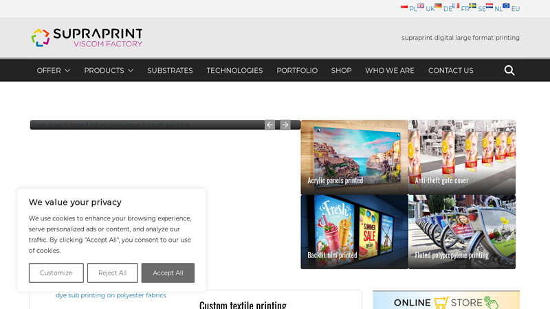Digital & Wide Format Printing | We produce advertising graphics & signs