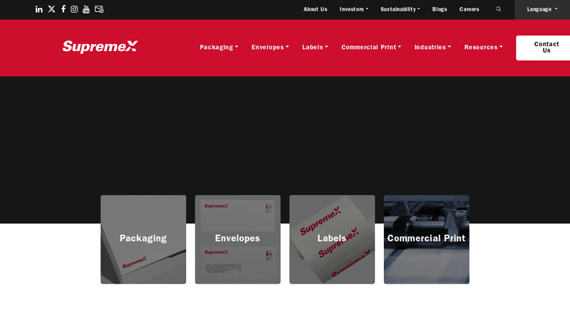 Envelopes, Packaging & Labelling Solutions - SupremeX