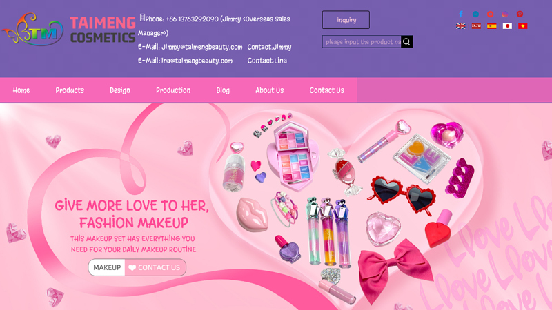 Children Lip Balm manufacturerChildren Cosmetics factoryFace Paint supplierC Dongguan Taimeng Accessories Co., LTD.