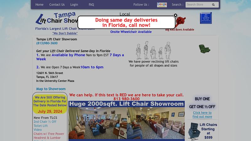 Lift Chair Recliners - TampaLiftChairShowroom