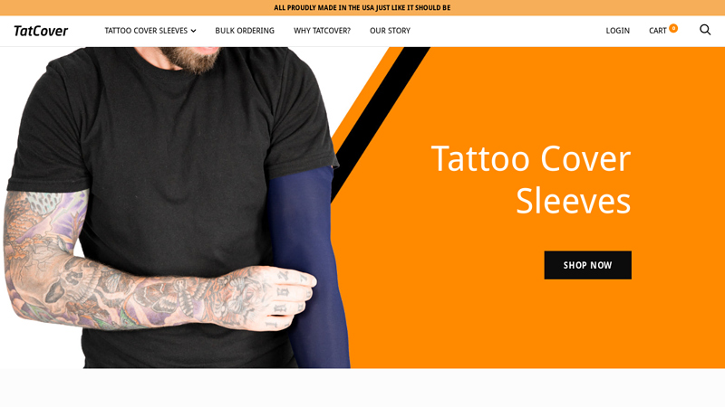 Tattoo Cover Up Sleeves - USA Made Arm & Leg Sleeves | TatCover?