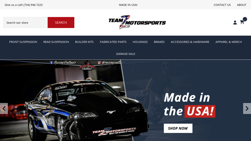 Team Z Motorsports - Suspension Kits and Components for hardcore Mustangs & more!