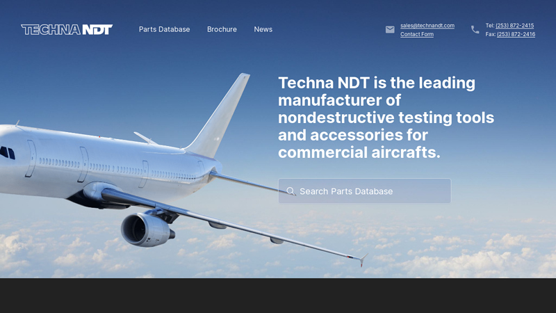 Techna NDT - Nondestructive Testing for the Airline Industry