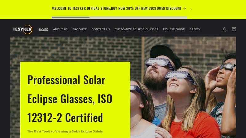 Tesyker Solar Eclipse Glasses C TESYKER