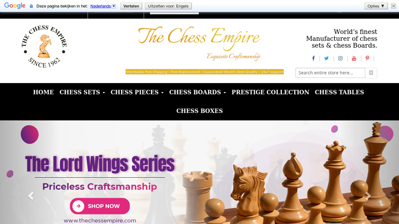 Luxury Chess Pieces Usa | Chess Pieces | Chess Sets Usa | Chess Boards | Exclusive Chess Tables