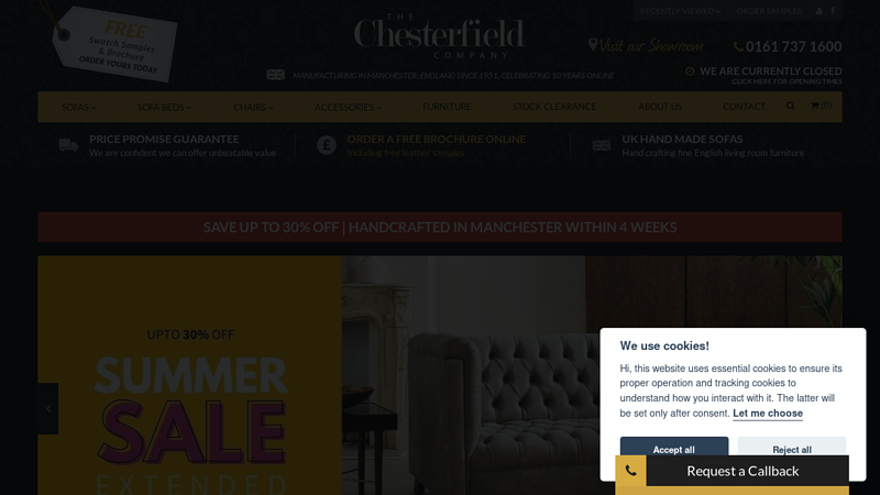 The Chesterfield Co?: Leather Chesterfield Sofas, Armchairs & More
