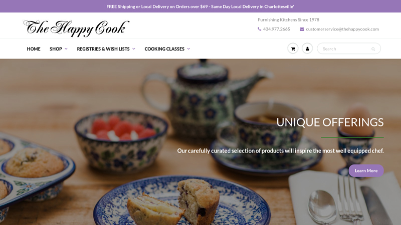The Happy Cook | Cookware, Cutlery, Kitchen Gadgets & Cooking Classes