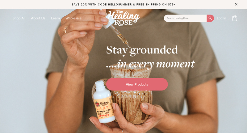 The Healing Rose: Handcrafted, Organic CBD & Hemp Extracts