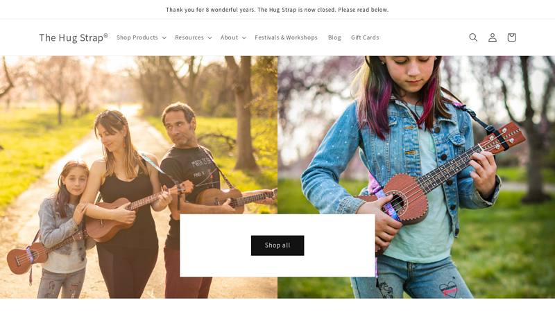 The Hug Strap for Ukulele | Handmade Ukulele Strap C The Hug Strap?