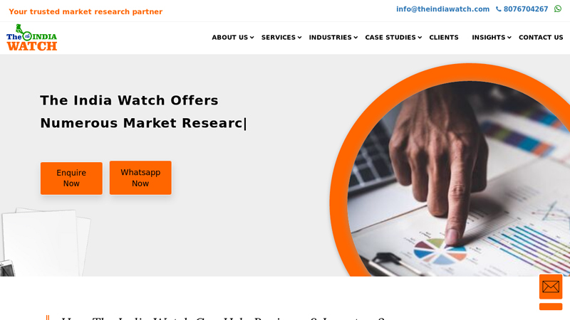 Market Research Services Company in Gurgaon, India-The India Watch