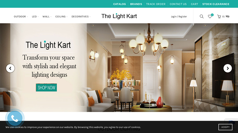 Buy Fancy Light online from Lighting Manufacturer in India | The Light Kart