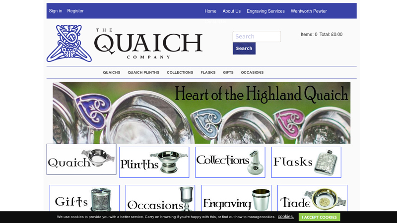 Home page | The Quaich Company online shop