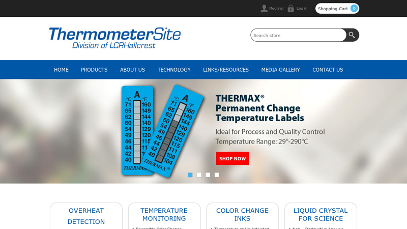 Temperature Indicator Labels, Thermometers, Temperature Stickers, More