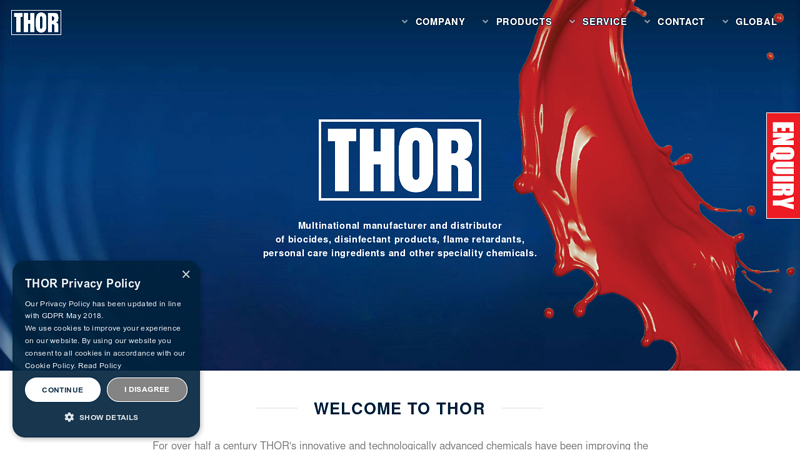 THOR - Biocides, Disinfection, Flame Retardants, Personal Care