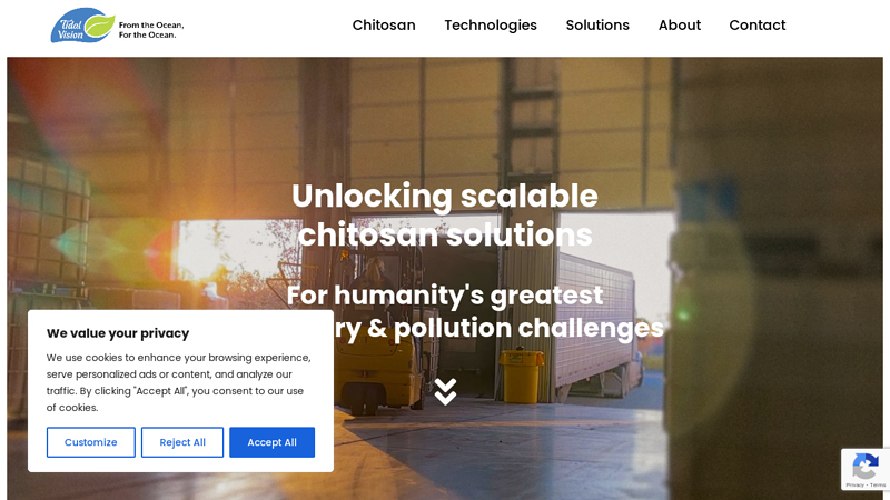 Tidal Vision - Your Chitosan Solutions Manufacturer