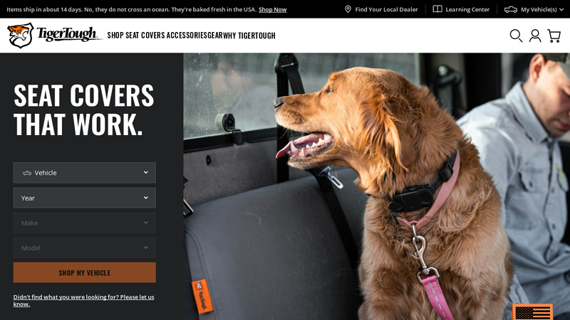 Best Work Truck and Heavy Equipment Seat Covers Made in America - TigerTough