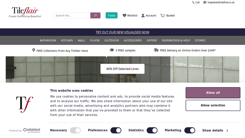 Tileflair Tiles UK - Beautiful Kitchen, Bathroom, Wall & | Tileflair