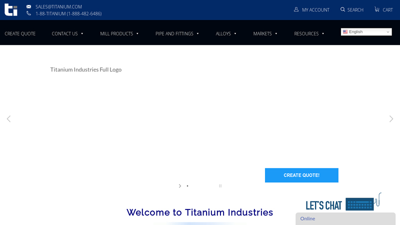 Titanium Industries, Inc. | Global Specialty Metals Supply & Distribution
