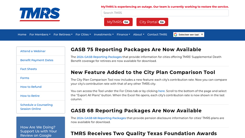 TMRS | Homepage