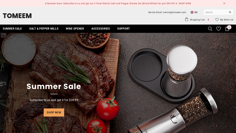 Electric Spice Grinder & Wine Opener C Tomeem
