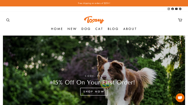 Toozey Official Site - Online Pet Supply Shop