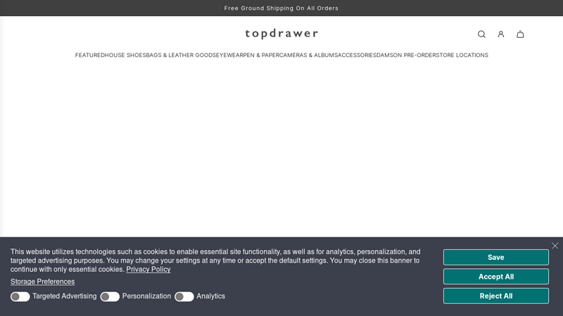 House Shoes, Bags, Eyewear, Pens & Paper | Topdrawer