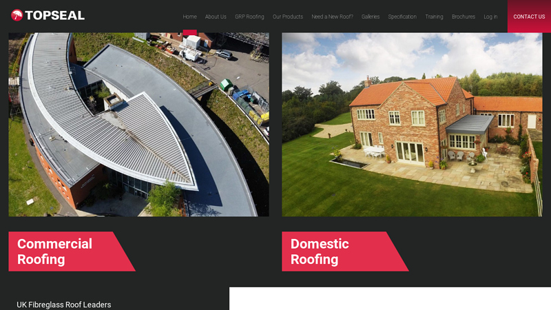 Fibreglass Roofing | GRP Roofing | Flat Roof | Topseal; Topseal Systems Ltd