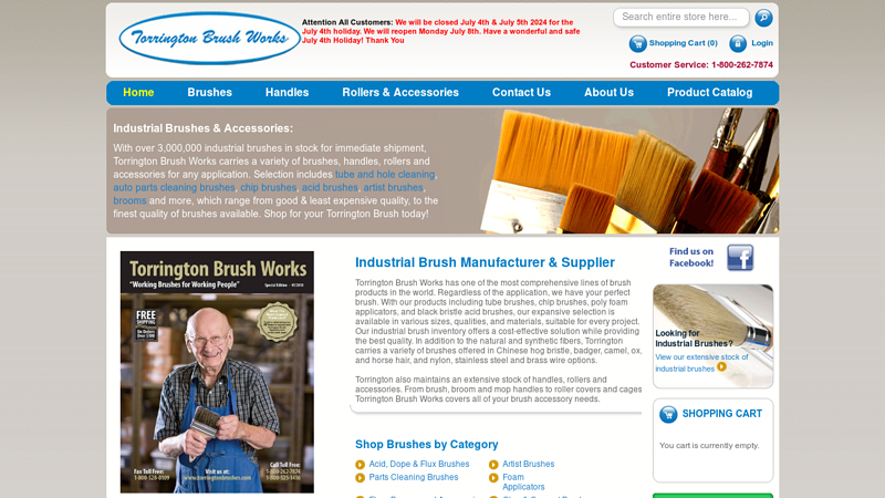 Industrial Brush Manufacturer & Supplier | Torrington Brush Works