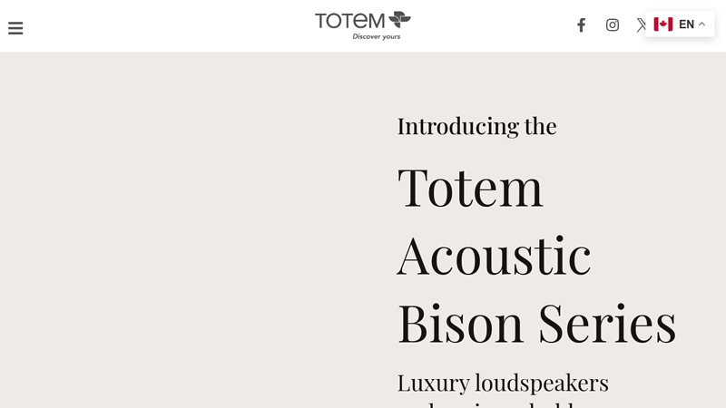 Totem Acoustic Loudspeakers | Made In Canada