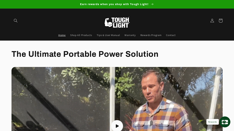 Tough Light - Emergency Power and LED Rechargeable Devices