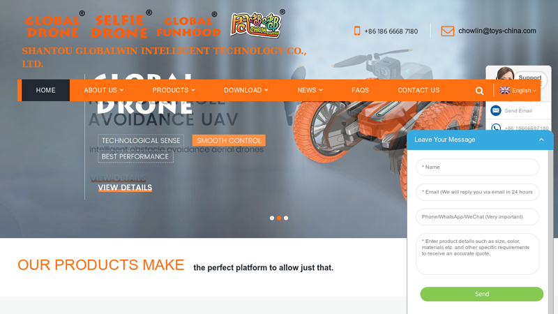 Drones, Rc Cars, Educational Toys - Globalwin Intelligent