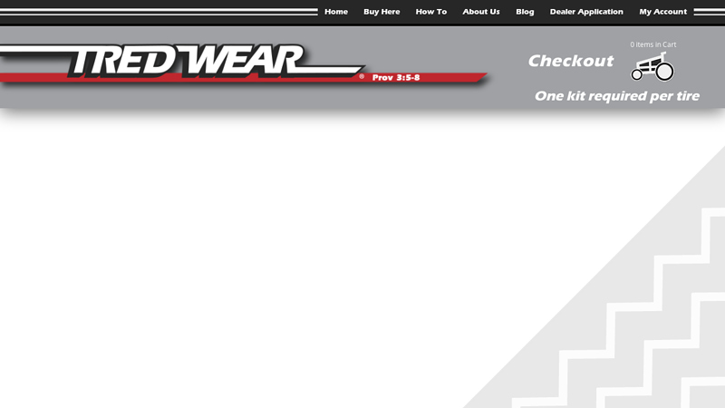 Tred Wear Letters - Raised White Letter CUSTOM TIRES