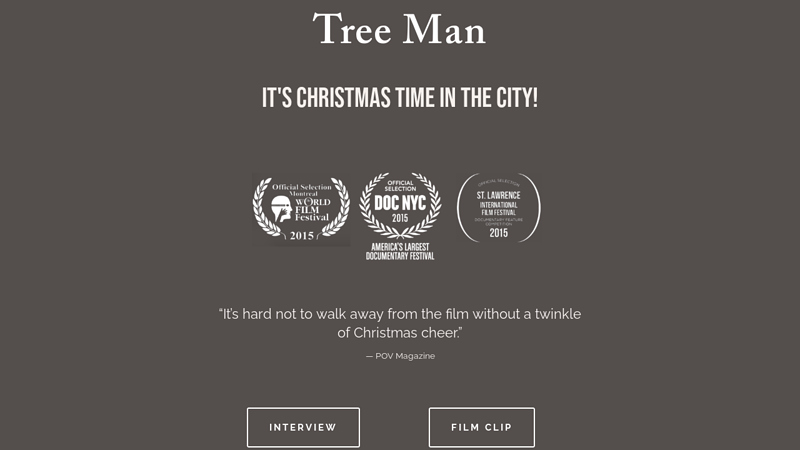 A Christmas Documentary | Tree Man