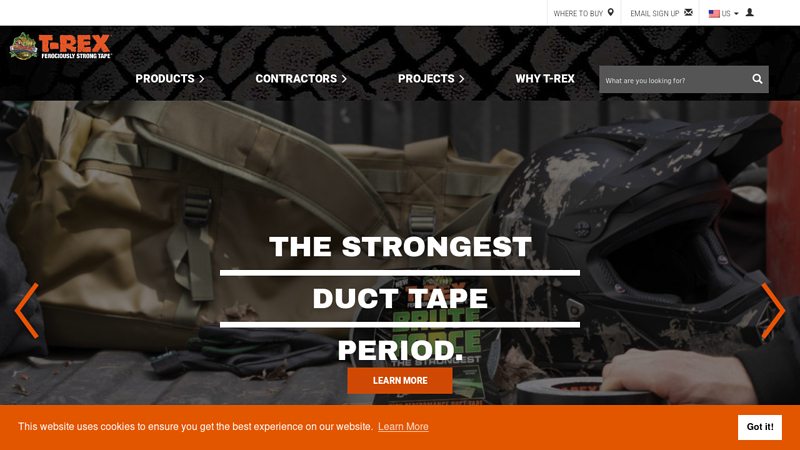 T-Rex Home | T-Rex Tape; T-Rex Home | T-Rex Tape
