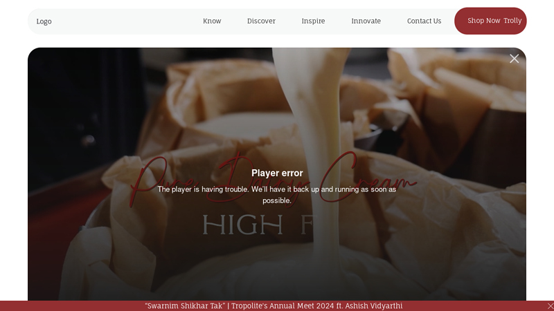 Tropolite: Bakery I Dairy I Culinary Manufacturer & Supplier