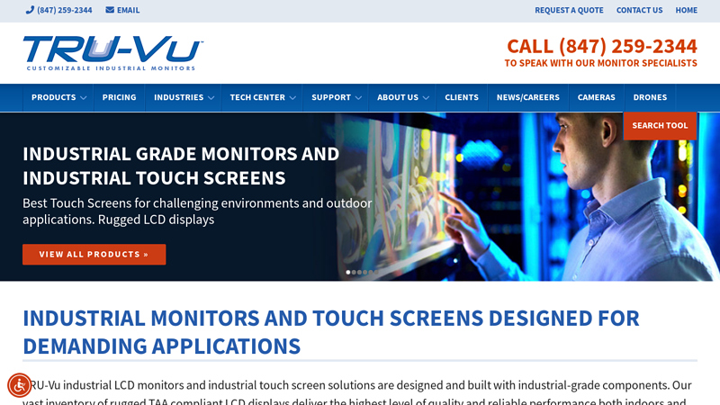 Industrial Monitors & Touch Screens: Custom or Medical Displays