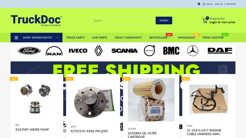 TruckDoc | Best Online Spare Parts Store | Truck Parts