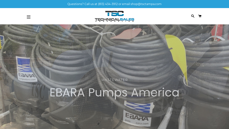 Technical Sales - Lift station manufacturer and sewage pump sales C Technical Sales Corporation