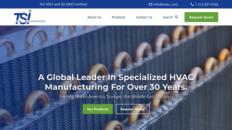 HVAC Components and Assemblies - TSI Technologies New York