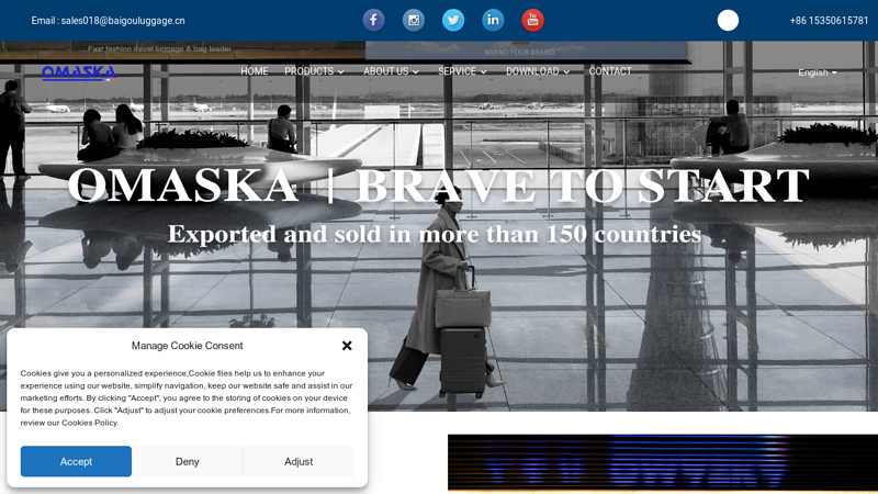 Travel Luggage, Abs Pc Luggage, Luggage Bags - Omaska