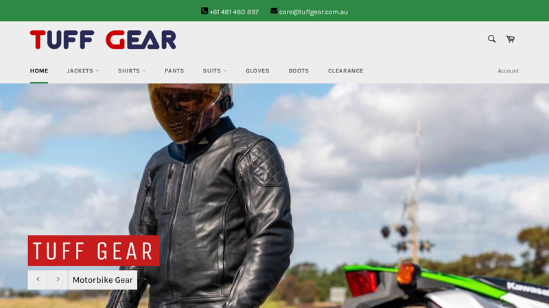 Tuff Gear - Motorbike Motorbike riding gear and accessories