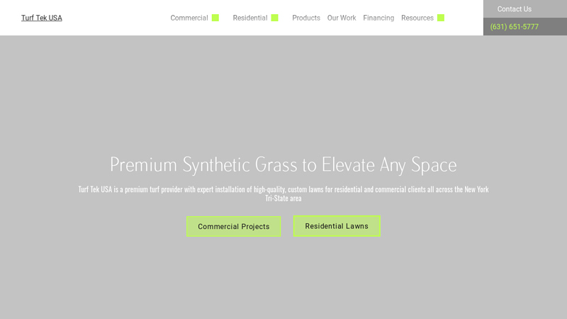 Premium Synthetic Turf Provider | Turf Tek USA