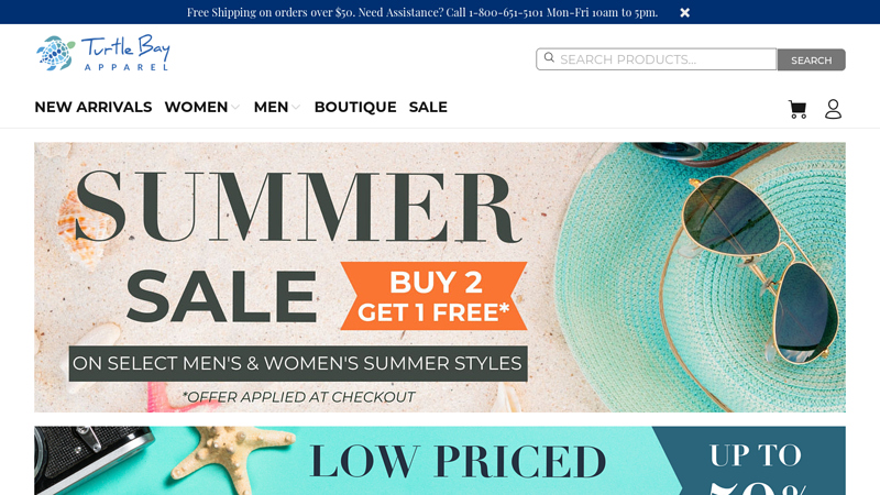 Turtle Bay Apparel | Clothing for Women And Men C TURTLE BAY APPAREL