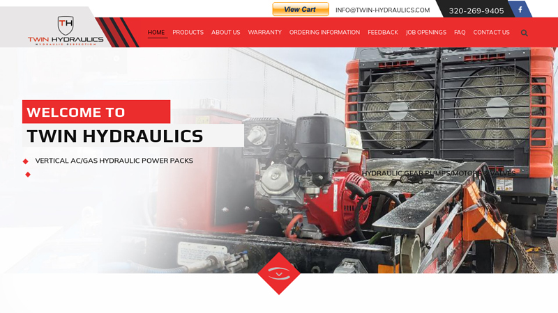 TWIN HYDRAULICS- OFFICIAL SITE- Great Prices on Gas Hydraulic Pony Motors, Honor Pumps & Power Valves.